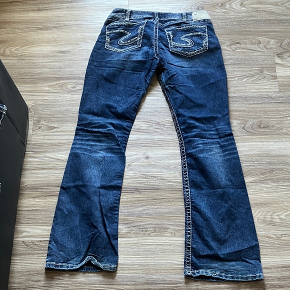 Silver Jeans Dark Blue Flare Jeans - Picture 4 of 6